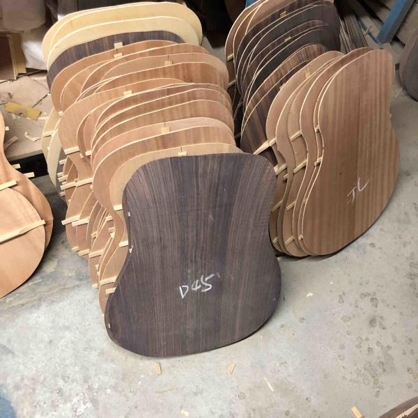 All Solid KOA Top 00045 Style 39 Acoustic Guitar Classic Guitar Head Style with Fishman EQ 301 Full Abalone Binding