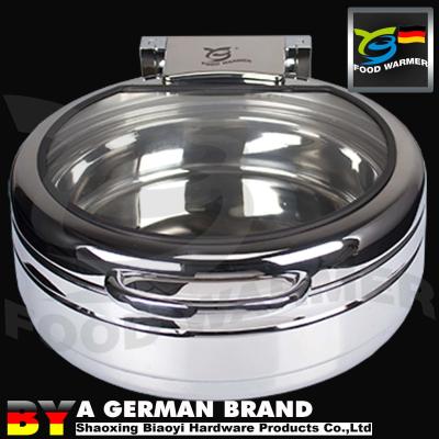 No Frame Induction Cooker Round Chafing Dish Full Screen Glass With Plane Surface