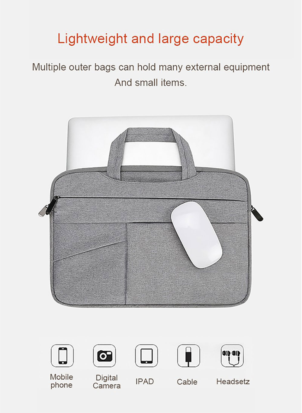 For Men's Laptop Backpack 13-15.6 Inch Waterproof Business Travel Large Capacity Eco-Friendly Polyester Mac Book Air Dnb99