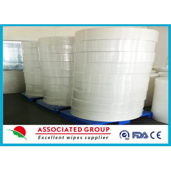 Рулоны ткани Spunlace заботы младенца Nonwoven для санитарной салфетки