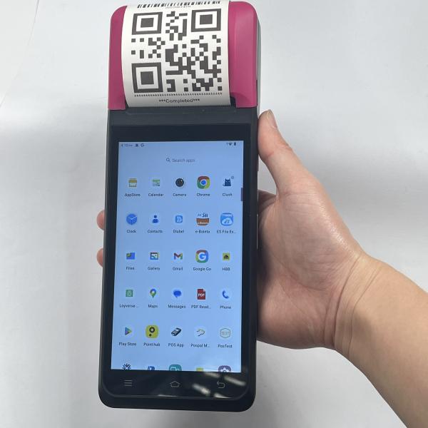 3GB 16GB Android Point Of Sale Terminal 5.5 Inch POS Handheld Device For Business