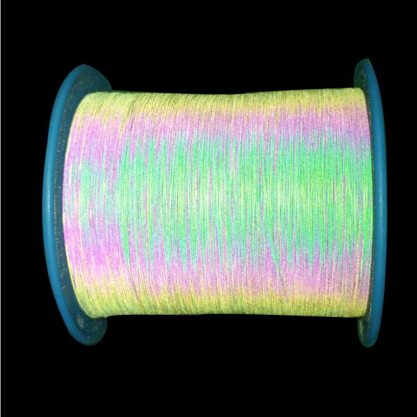 Пряжа розового светлого потока вышивки отражательного вязать используемая в сумках шляпы одежды