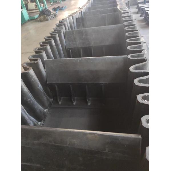 Steep Inclined Sidewall Rubber Conveyor Belt Rubber Sidewall Conveyor Belting 90° Inclined Conveyor Belt