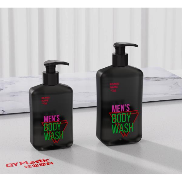 Бутылка HDPE черноты OEM 350ml 500ml пластиковая для личной заботы