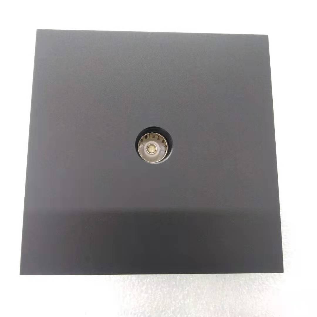 Double French or European Schuko Aluminum Wall Electrical Socket Power Outlets 16A Rated Current for Vimar or for Legrand Module