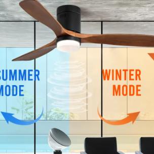 vente en gros, fabricant, usine     Modèle 657 Design Moderne Meilleure Vente 3 Pales en Bois Massif 42 52 Pouces Ventilateur de Plafond avec Lumière