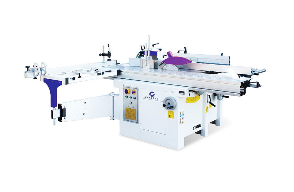 C400 Woodworking Combination Machine with 400 mm Working Table 5700 r.p.m. Cutter Block and 3.0 HP Motor