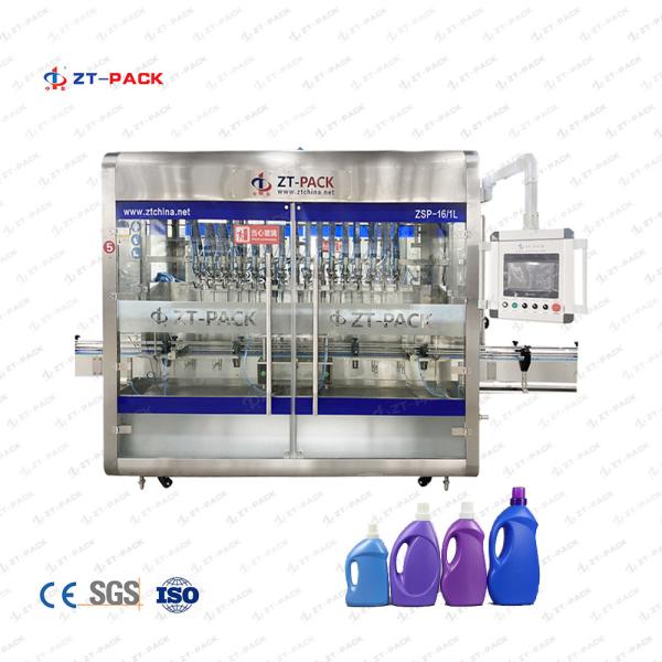 6 Heads Packing Filling Machine Liquid Filler Daily Household Detergent
