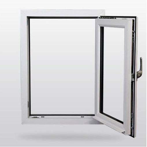 Wood Grain Thermal Break Aluminium Windows , Casement Window With Screen