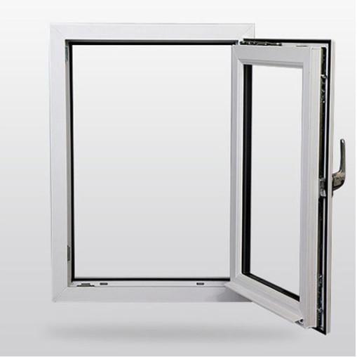Wood Grain Thermal Break Aluminium Windows , Casement Window With Screen