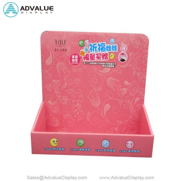 Cardboard PDQ Shelf Display Stand Tabletop Cardboard Counter Display Stands