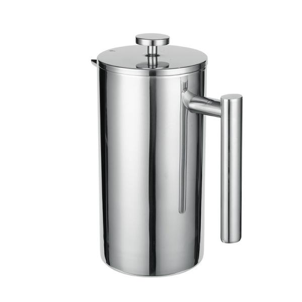 350ml Double Wall Stainless Steel Coffee Press Palm Restaurant French Press