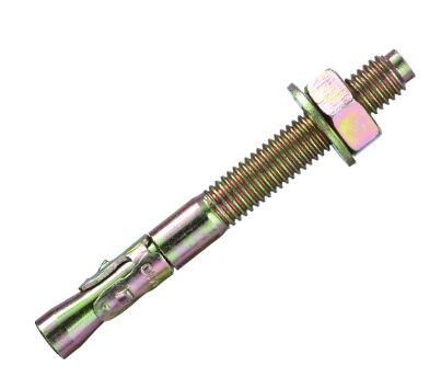 Concrete Wedge Anchor Bolt M14 Hex Head Bolt Mild Steel Material High Precision