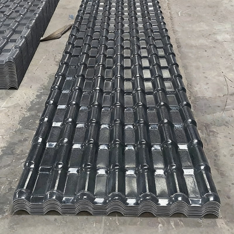 UV Resistant Waterproof Recyclable ASA Synthetic Resin Roof Tile for Durable Eco-Friendly Roofing