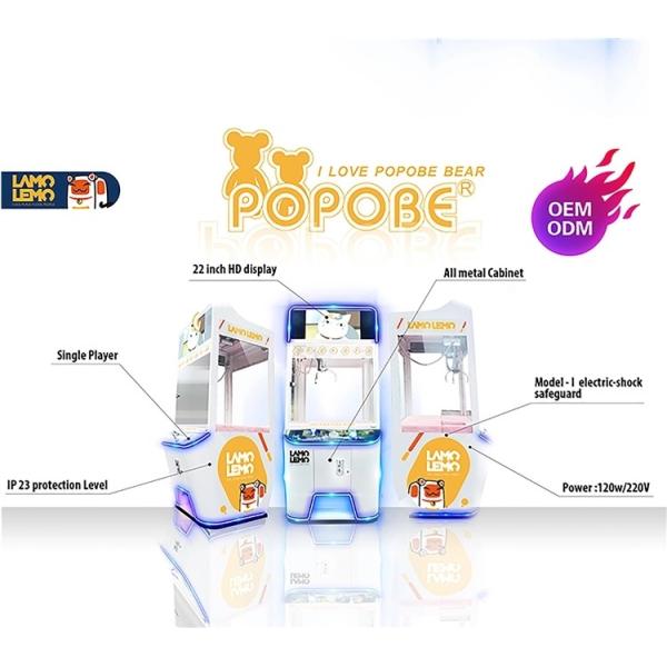 Футурн ии привело видео- игровой автомат приза машины крана игрушки/толкателя монетки