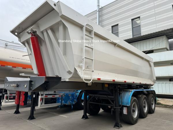 3-Axle Steel Dump Semi Trailer for Heavy Loads
