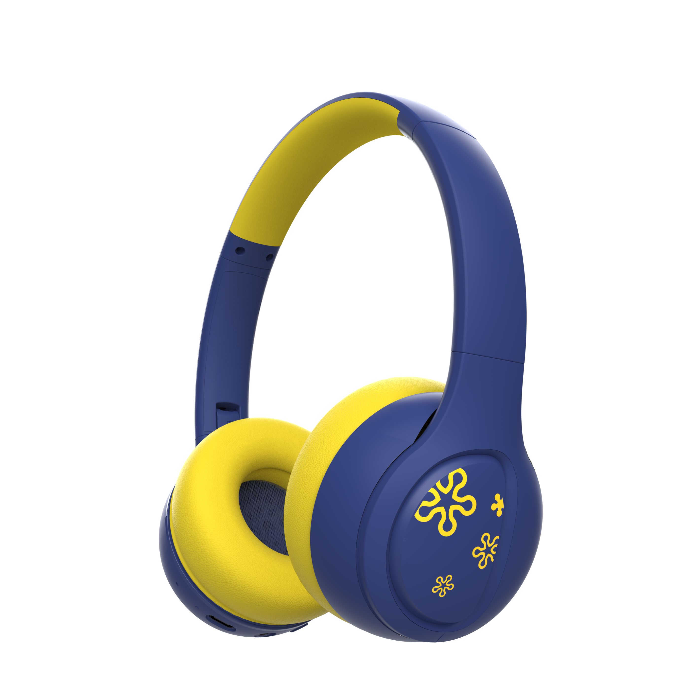 Kids Foldable Bluetooth 5.4 Headphones, Cute Floral Pattern Over Ear Headset,