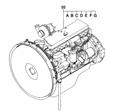 Полная сборка двигателя для дизельного двигателя Hitachi ZX330 6HK1 Assy 4436720 4489385