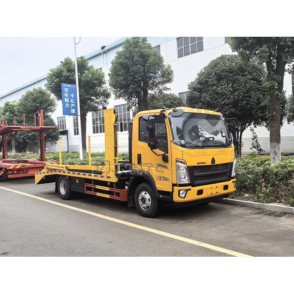 HOWO Light Double Deck Flatbed Road Rescue Wrecker Tow Truck For Sale