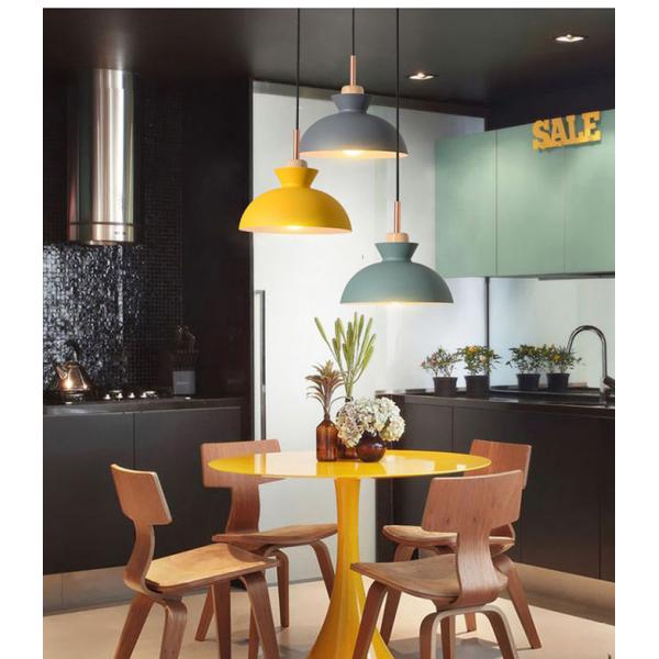 Лампа дизайна Макароон привесная для крытого домашнего освещения ресторана столовой кухни