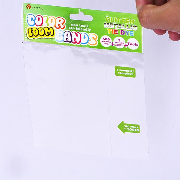 Bolsa de encabezado de Opp industrial autoadhesivo reutilizable