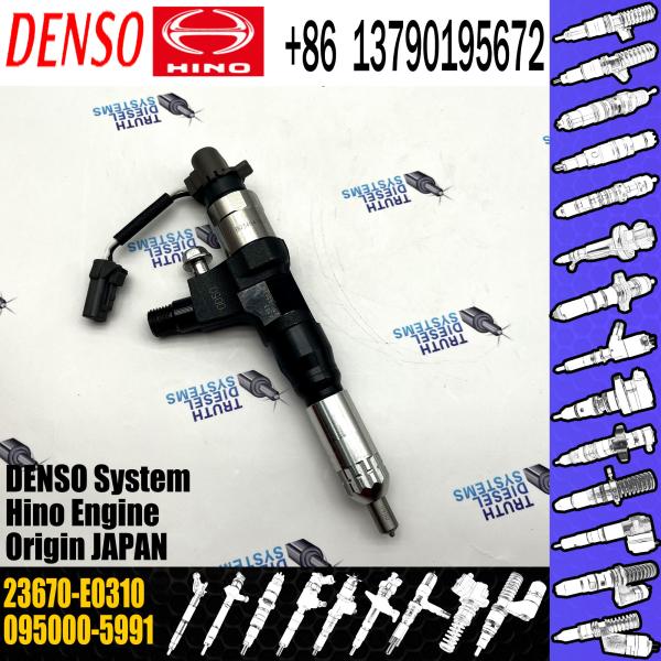 injecteurs de carburant diesel HINO J05D de 23670-E0310 23670-E0311 Denso
