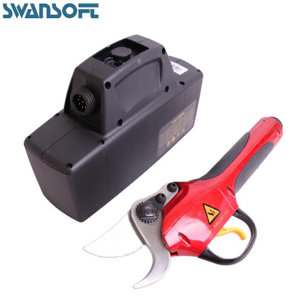 Swansoft 3.0CM Electric Bypass Pruner, Electric Pruning Shear, Electric Scissors for Vineyard and Orchard