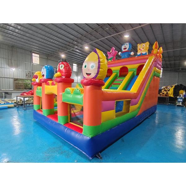 Impresión digital comercial Slides secos inflables Slides dobles Figuras de cartón para exteriores Para niños