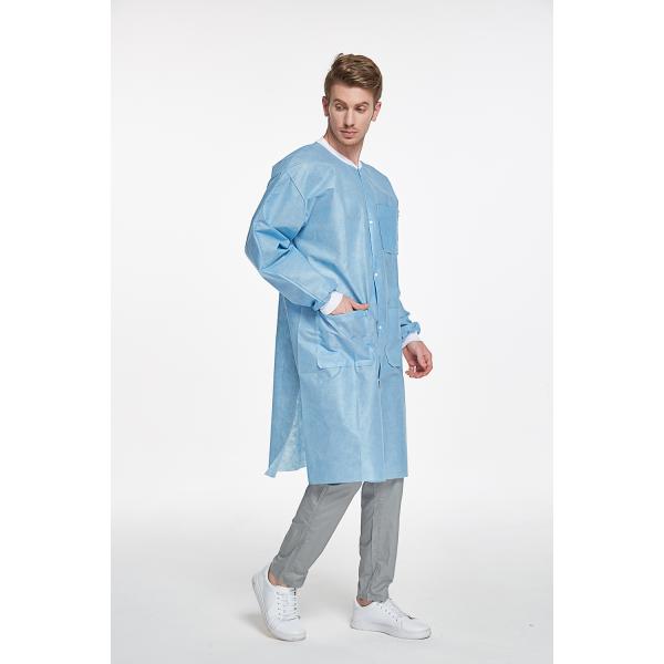 OEM wholesale laboratory doctor uniform lab coat non woven sms disposable lab coats medical