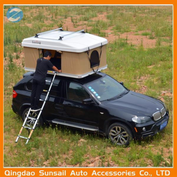 Bottom Waterproof Index 3000 mm 888-2 Car Rooftop Hard Shell 4 Person Roof Top Tent