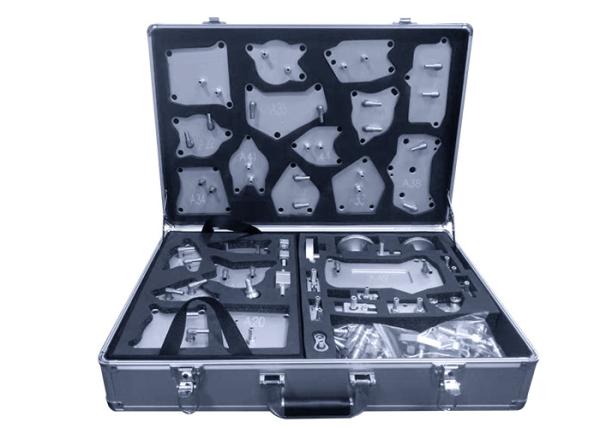 63 Pcs Automotive Adapter Kit For Transmission Flush Machine Sliver Color