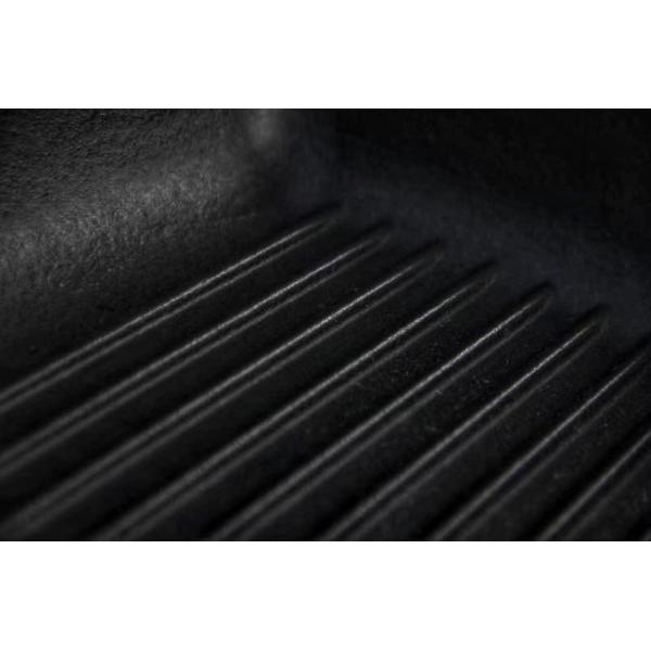 le fond chevronné de Pan Healthy Cooking With Ridge de poêle de fonte de 26cm