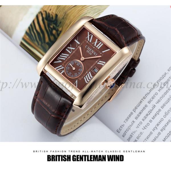 063A Fashion European Hotsale Watches Women Luxury Watch Rose Gold Square Quartz Watch New