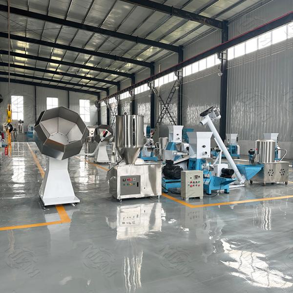 Multifunction Stainless Steel full automatic Pet Food Extruder / Feed Pellet Extruder