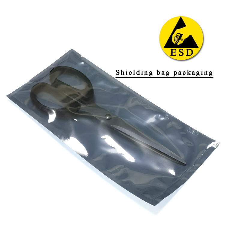 7INCH Black ESD Antistatic Scissors with Ant-istatic Plastic Handle