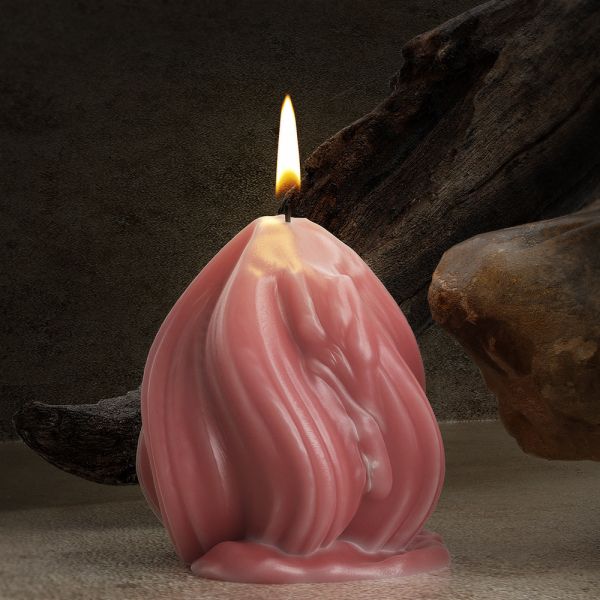 New Stripe Geometric Rotating Waterdrop Candle Mold Geometric Spiral Raindrop Incense Candle Ornament Silicone Mold