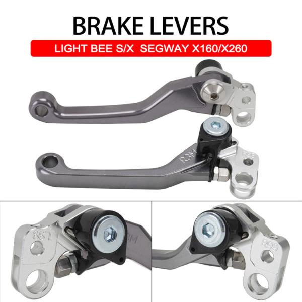 Custom CNC Aluminum Alloy Brake Levers Ideal for Sur-Ron LightBee S/X Segway X160/X260