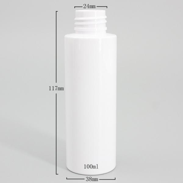 PET Plastic Flat Shoulder 100ml Cosmetic Spray Bottles
