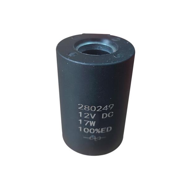 Para a instalação de uma válvula de solenoide de escavadeira, a bobina 280151 24VDC 17W 280249 12VDC 17W