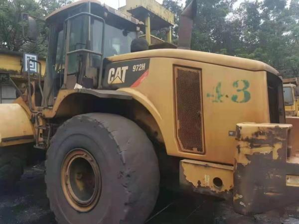 972h Cat Caterpillar 972h Chargeur à roues utilisé au Japon 126,7kN Force de levage