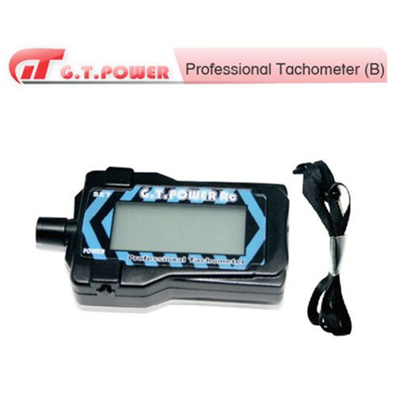 G.T. Power RC Motor Digital Optical Professional Tachometer (B)