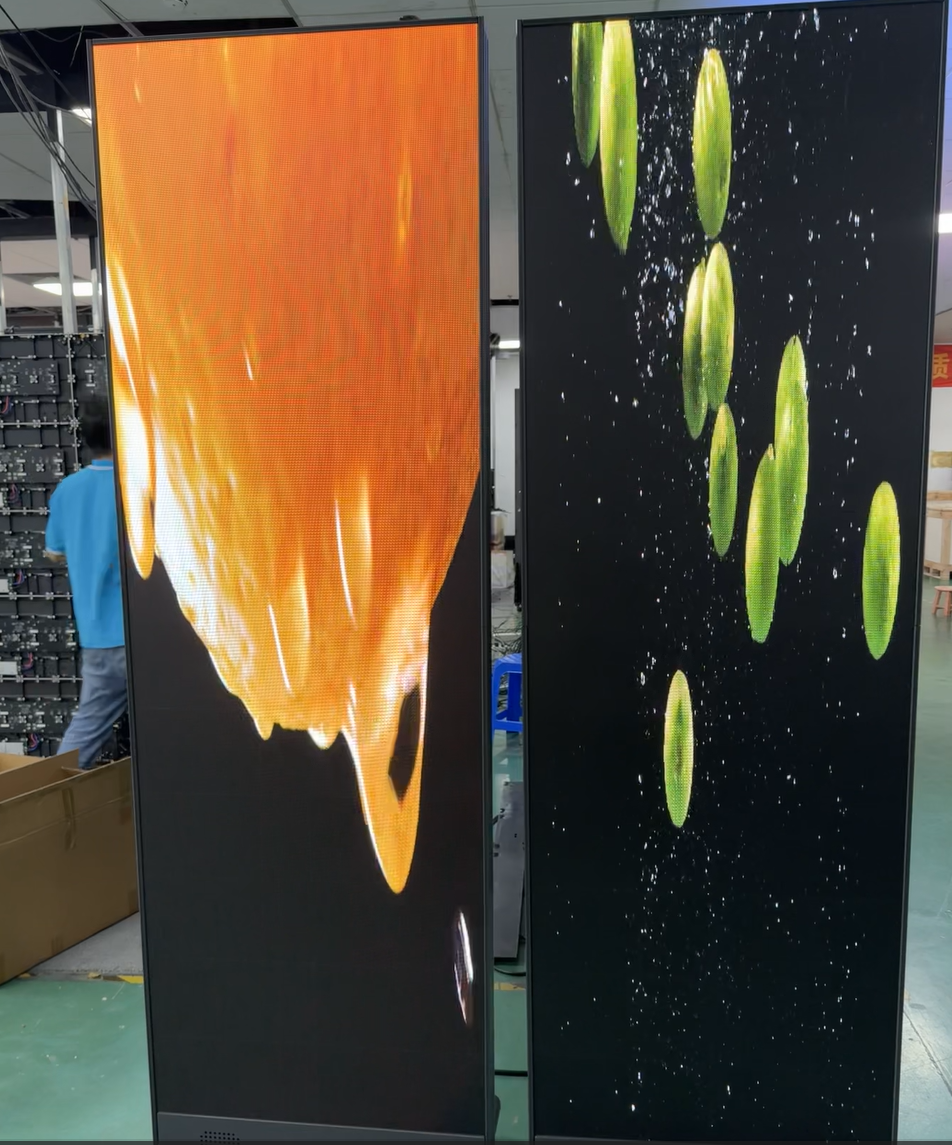 COB LED Poster with Pixel Failure <0.0003, Contrast Ratio 1000:1, and IP31 for Indoor Brand Promotion