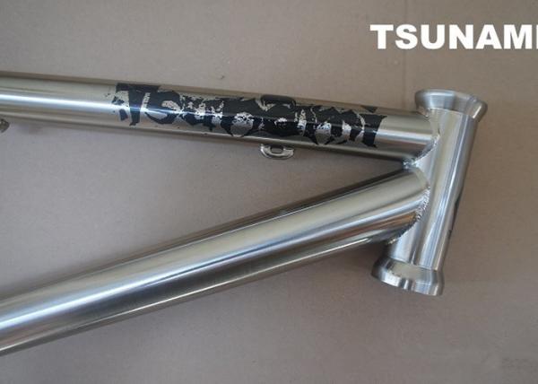 BMX Chromoly Steel Dirt Jump Bike Frame 26 Inch Smooth / Flat Welding