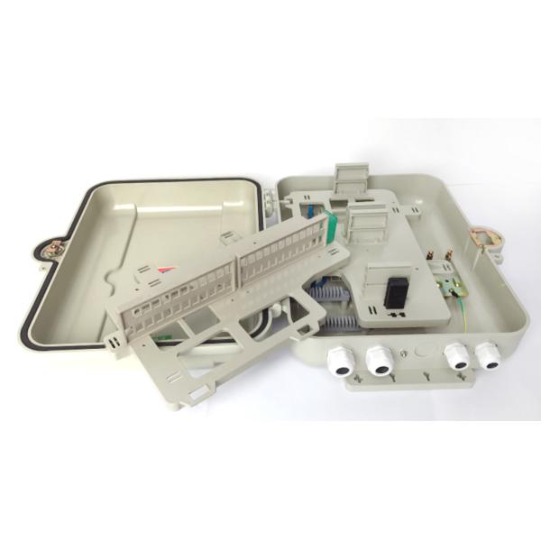 Outdoor Wall Mount Fiber Termination Box FTTH FDB ODP 48 Port ABS