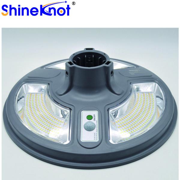 Solar Garden Lamp 20W LED Post Top Light with PC Shell and Polysilicon Solar Panel