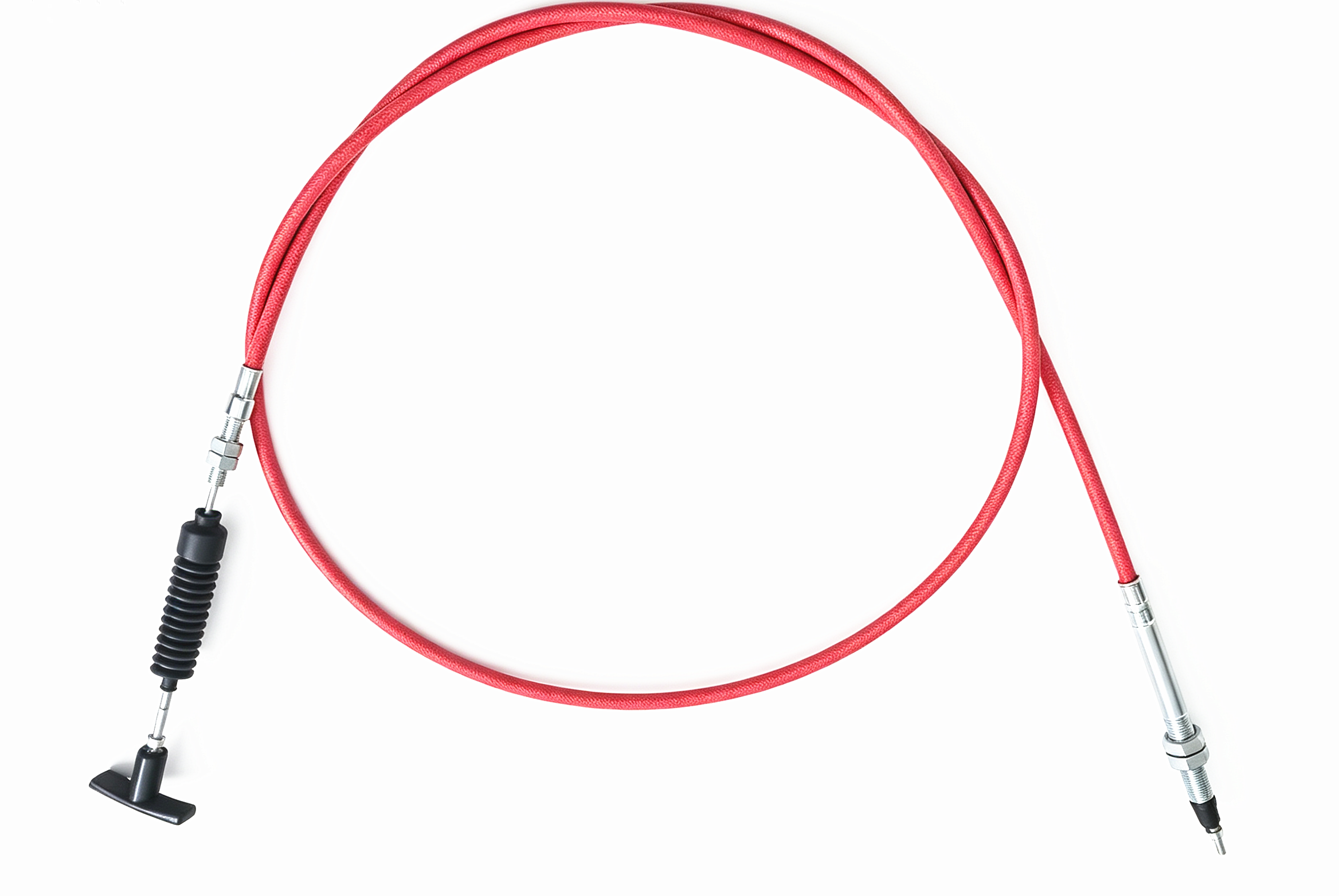 T-Handle Push-Pull Control Cable Assembly, Custom Mechanical Manual Control Cable