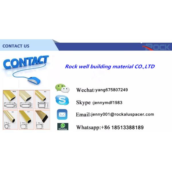 Бар прокладки 4MM-40MM высокочастотный сваривая алюминиевый для производства wondows igu dou