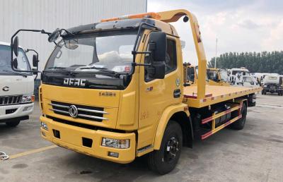Dongfeng 4tons Road Car Rescue Tow Truck 6ton Flatbed Road Wrecker Vehicle
