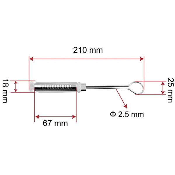 FTTH нержавеющая сталь плоский кабельный зажим