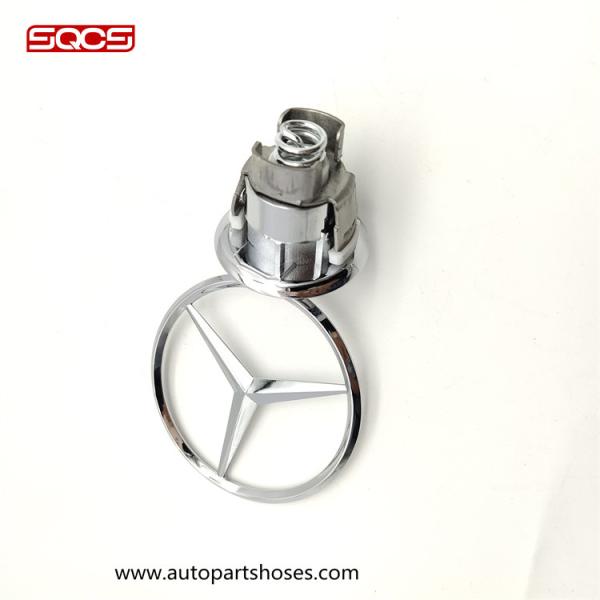 2108800186 Hood Star Logo Emblem For Mercedes W124 W140 W203 W204 W211 W212 W213 W220 W221 W222